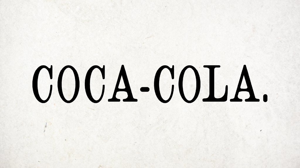 Coca-Cola logo, 1887