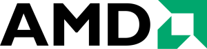 AMD logo, 1990